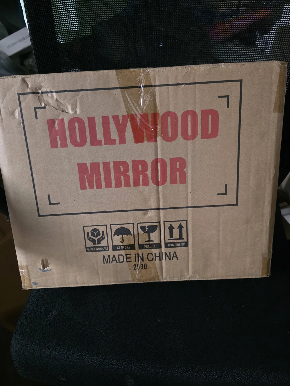 Framed Vanity Mirror in White